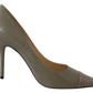 Jimmy Choo Elegant Pebble Green Pointed Toe Pumps