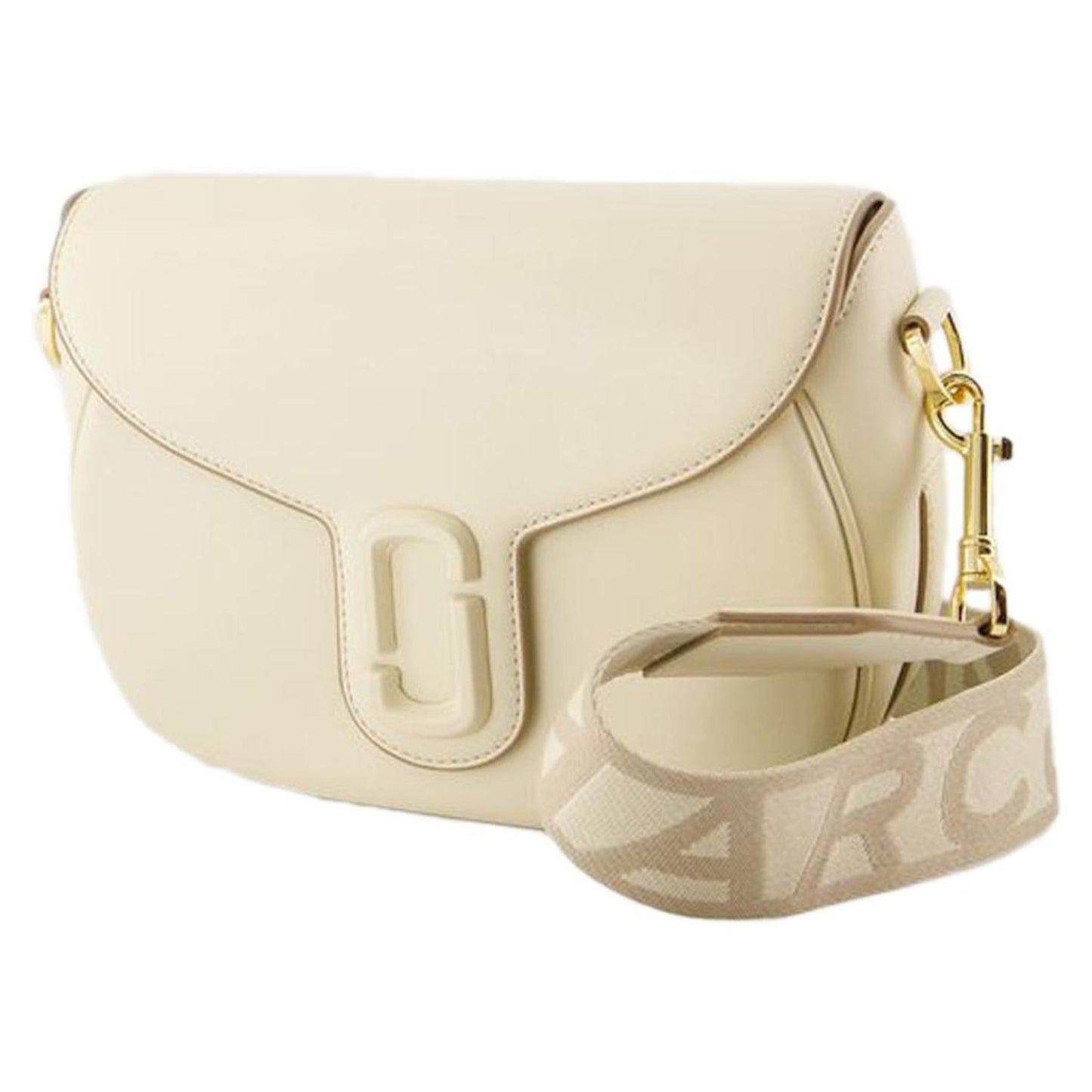 Saddle Large Crossbody - Marc Jacobs - Leather - White