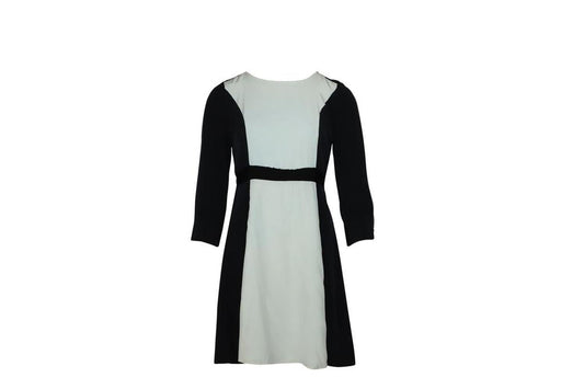 Marc by Marc Jacobs Avery Color Block Dress in Black Silk