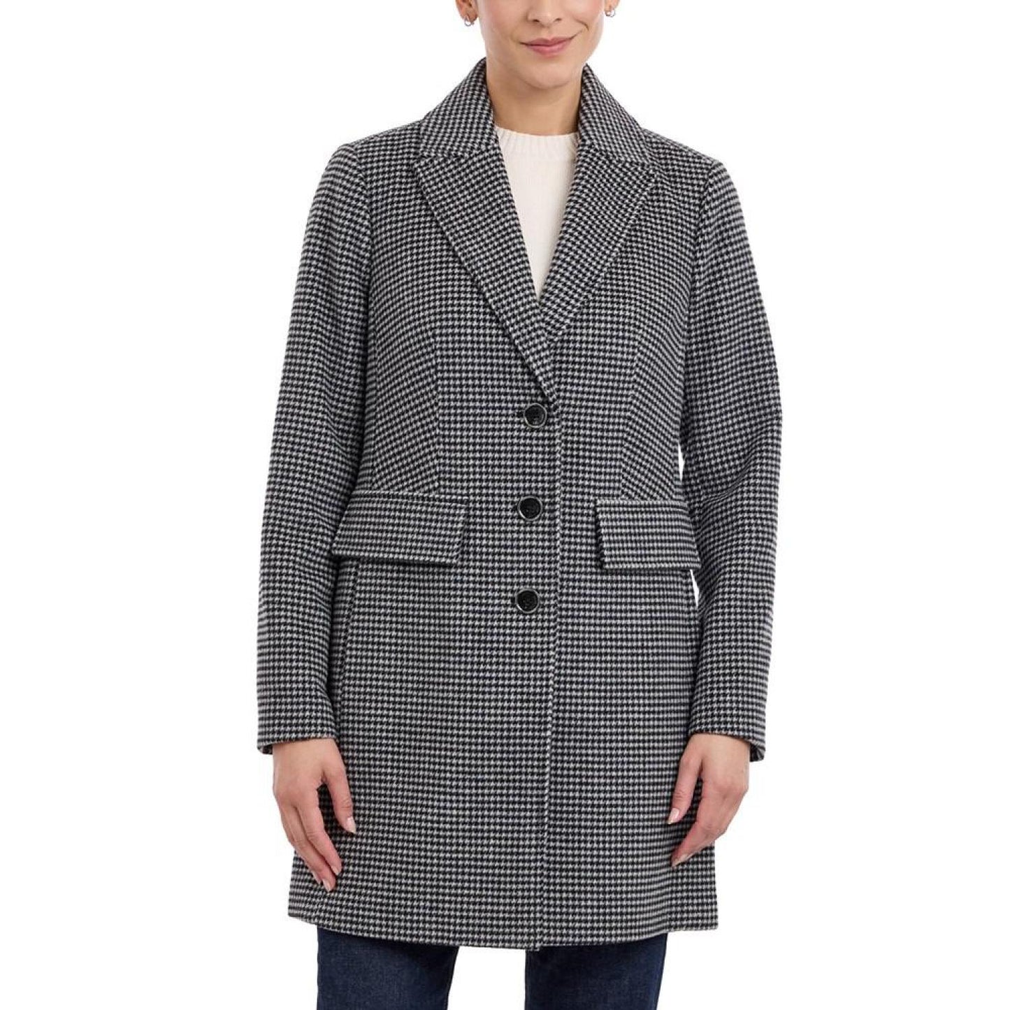 Women's Notched-Collar Coat