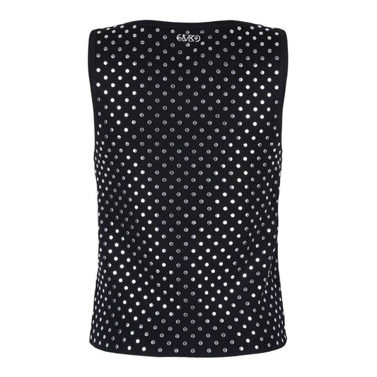 Michael Kors Studded Stretch Cropped Tank Top