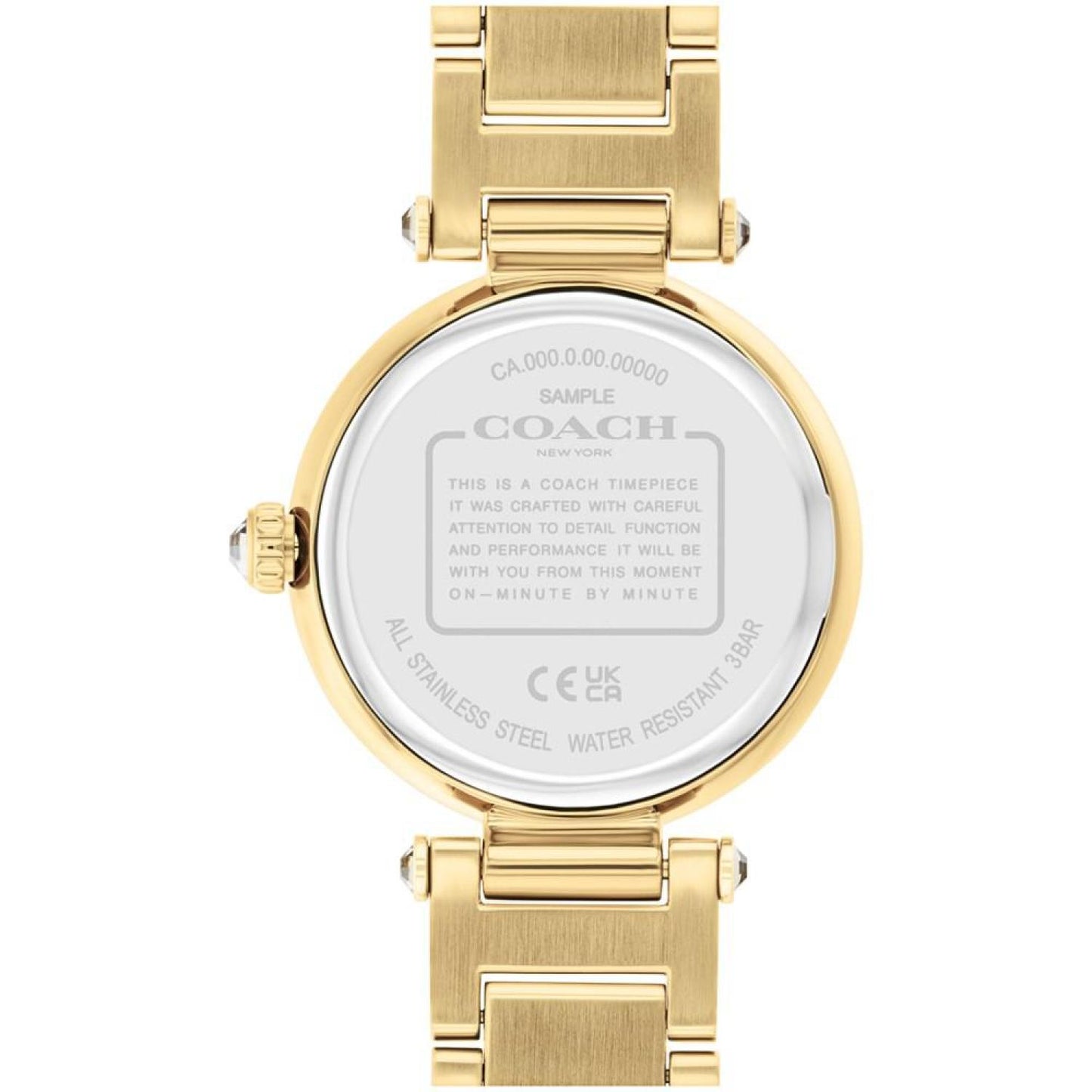 Women's Cary Gold-Tone Stainless Steel Crystal Watch 34mm