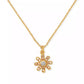 Gold-Tone Bursting Blooms Pendant Necklace, 16" + 3" extender