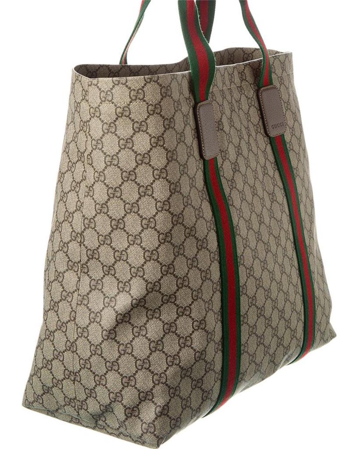 Gucci Tender Medium GG Supreme Canvas Tote