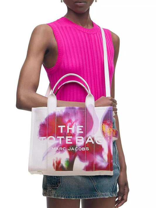 The Medium Floral Leather Tote Bag