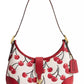 Originals Cherry Print Leather Hamptons Hobo Bag