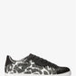 Keating Leopard Logo and Leather Sneaker