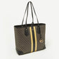 Michael Kors  Signature Coated Canvas And Leather Eva Tote