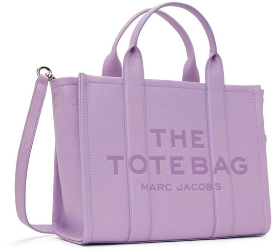 Purple 'The Leather Medium' Tote