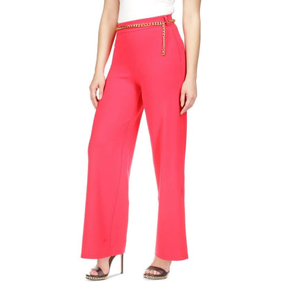 Women's Logo Belt Wide-Leg Pants