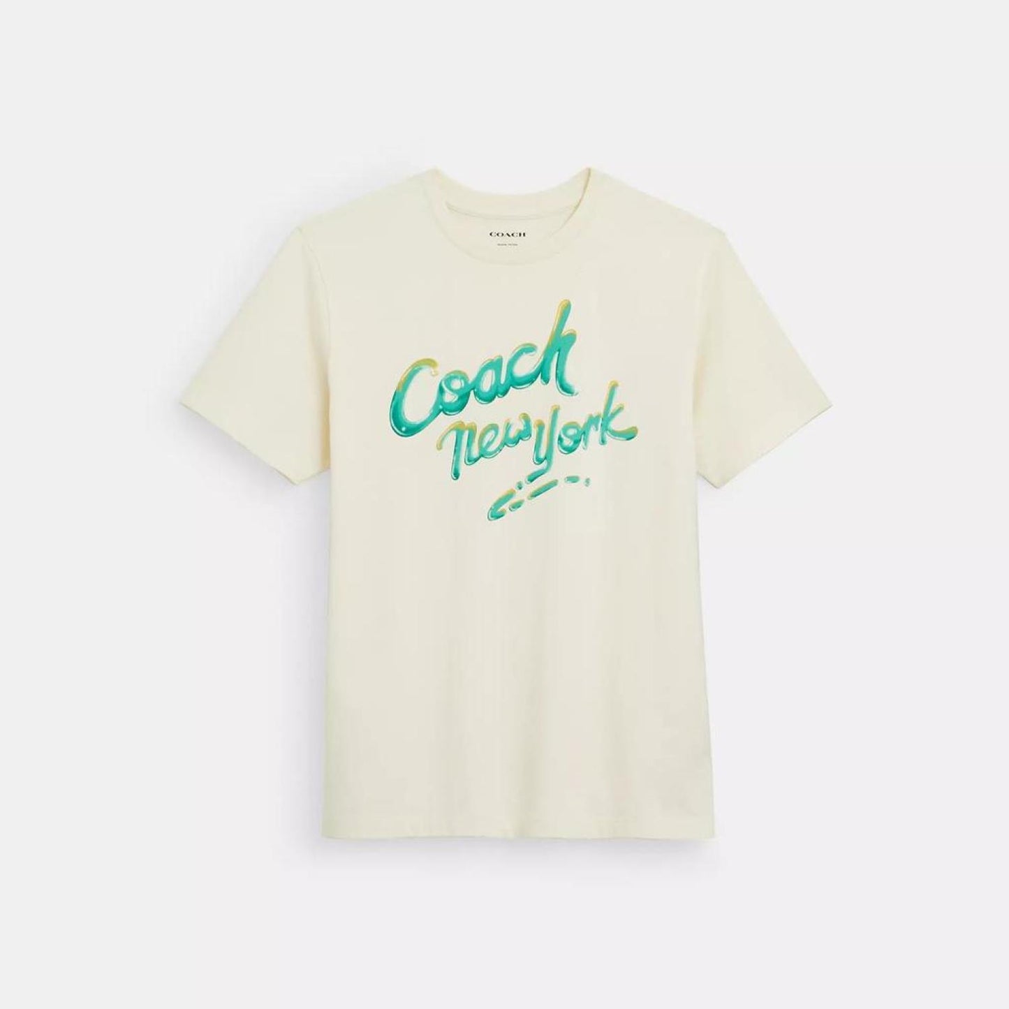 Coach Outlet New York T Shirt In Organic Cotton