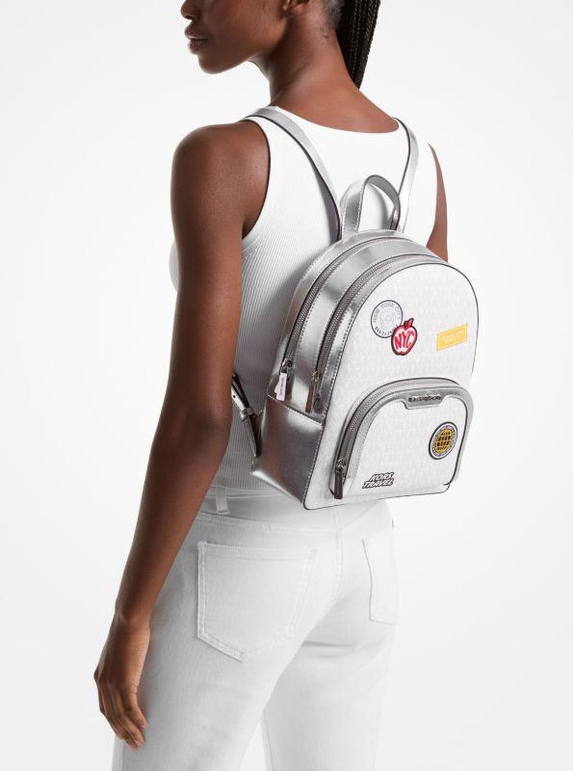 Jaycee Medium Embellished Signature Logo Backpack