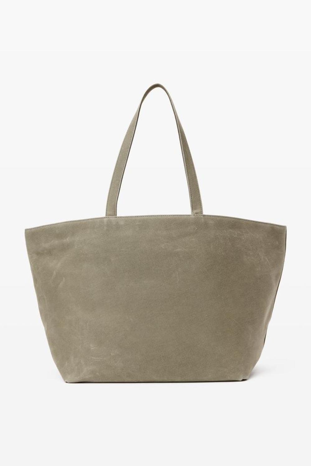 Punch Tote Bag in wax canvas