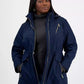 Plus Size Hooded Water-Resistant Anorak Coat