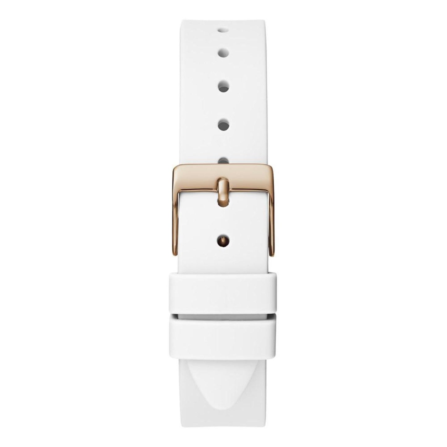 Women's Analog White Silicone Watch 34mm