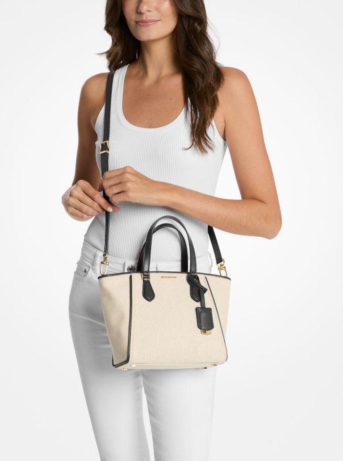 Taryn Small Canvas Convertible Crossbody Bag