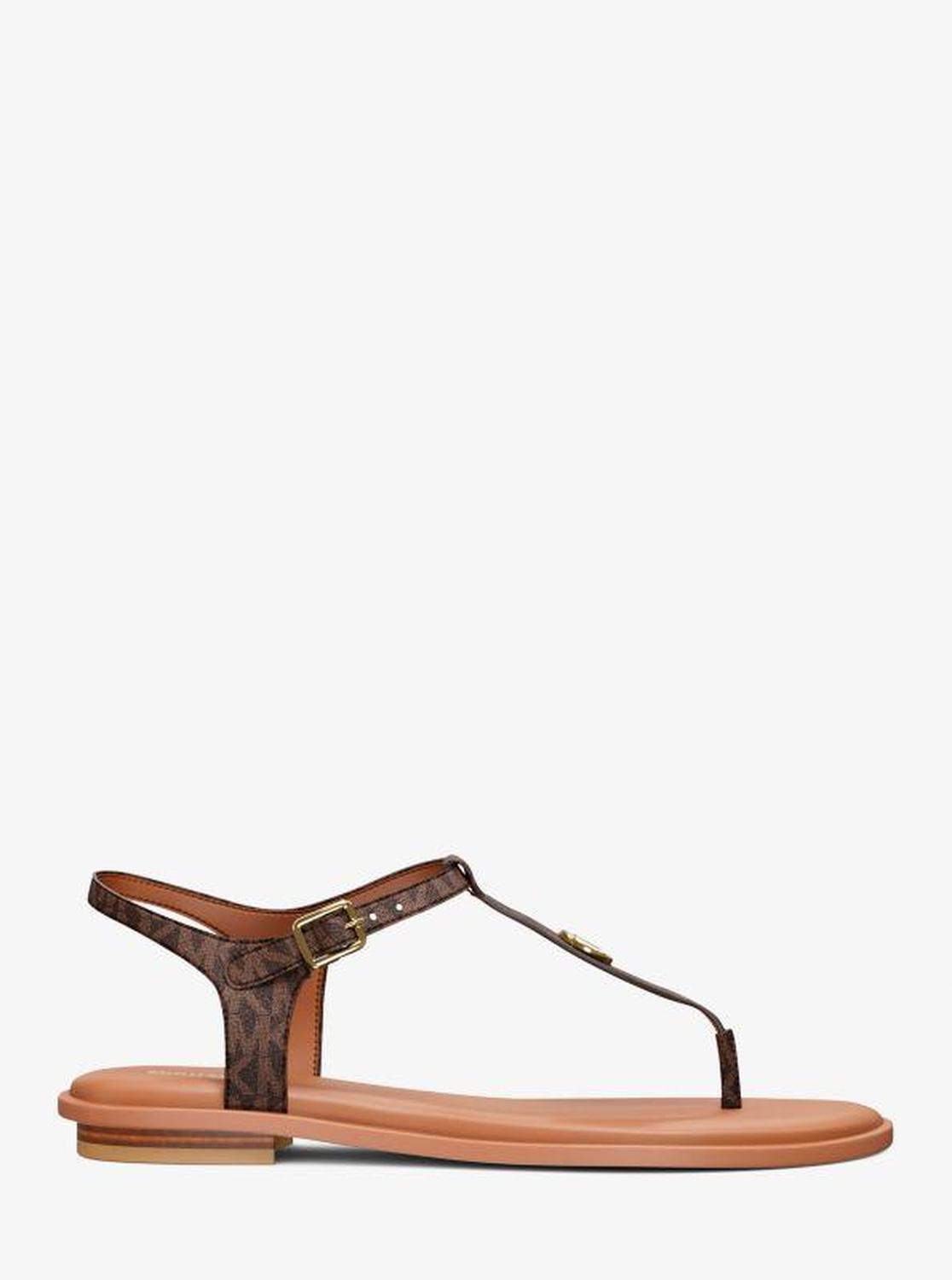 Mallory Signature Logo T-Strap Sandal