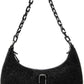 Black 'The Rhinestone Small Curve' Bag