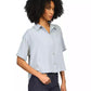 MICHAEL Women's Pleated-Back Button-Front Top