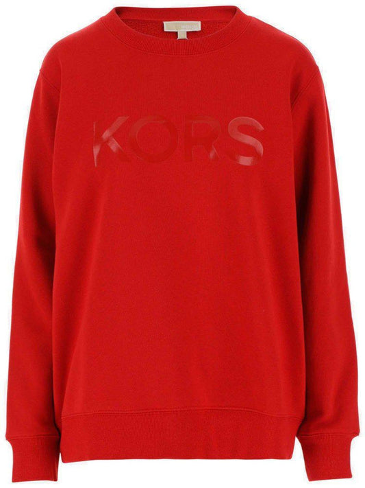 Michael Michael Kors Logo Printed Long-Sleeved Sweatshirt