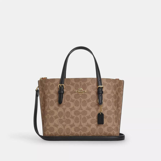 Coach Outlet Mollie Tote Bag 25 In Signature Canvas