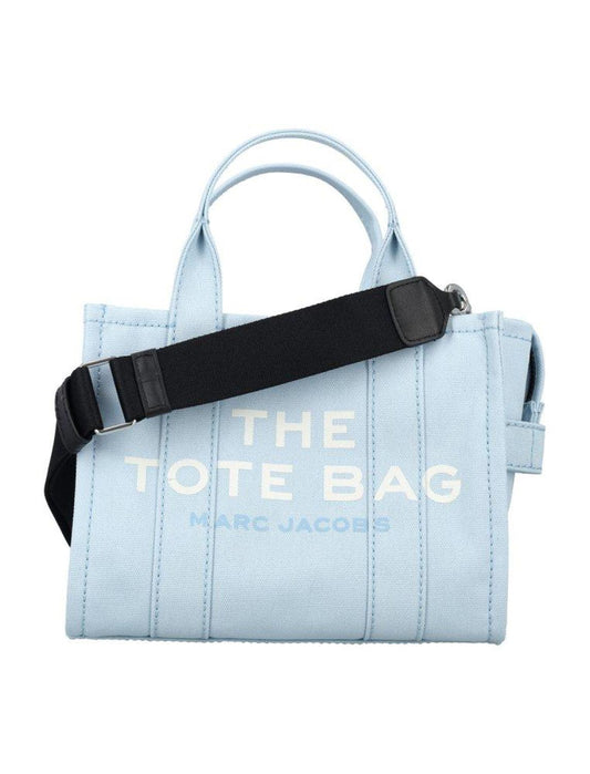 Marc Jacobs Logo Printed Zip-Up Small Tote Bag