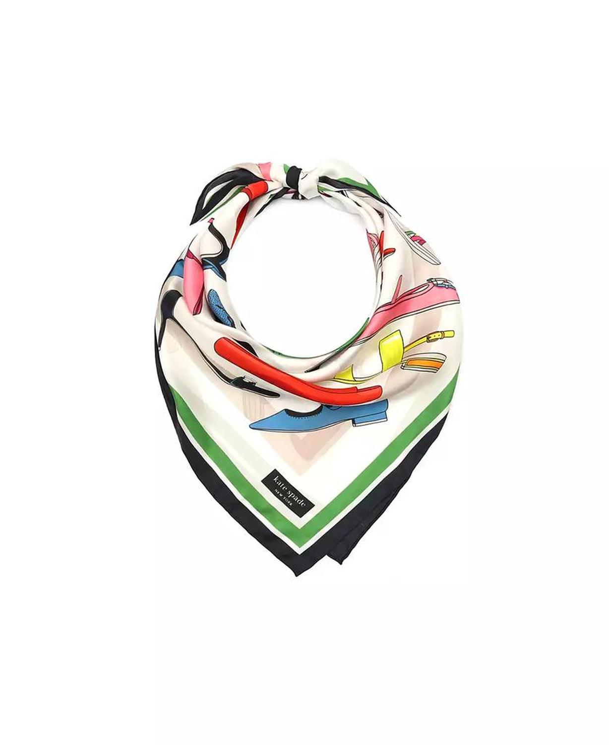 Women's Shoes Silk Square Scarf