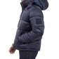 Men's Heavyweight Metallic Finish Hooded Puffer Jacket