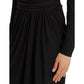 Ruched Stretch Jersey Surplice Dress