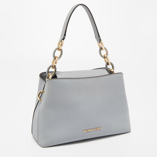 Michael Kors Light Saffiano Leather Portia Satchel