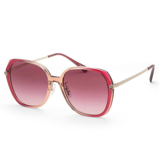 Coach Women's 59mm Burgundy Pink Gradient Sunglasses HC8403D-58268H-59