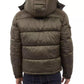 Men's Heavyweight Metallic Finish Hooded Puffer Jacket