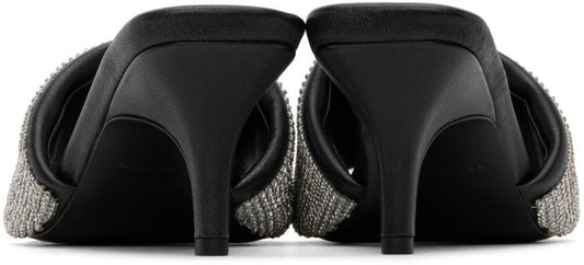 Black 'The Rhinestone J Marc' Heeled Sandals