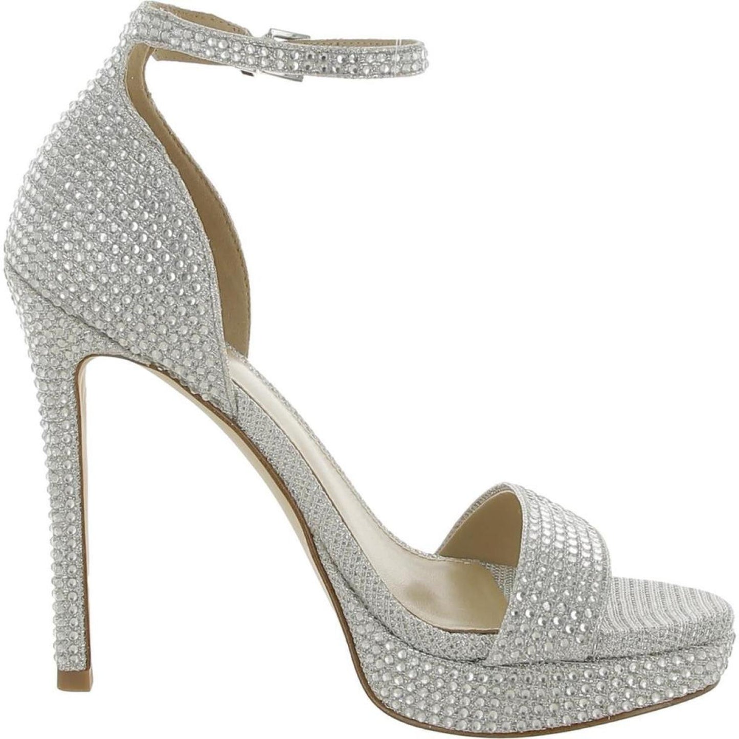 Jordan Womens Embellished Almond Toe Platform Sandals