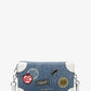 Jeanie Small Embellished Denim Crossbody Bag