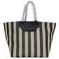 Canvas Leather Tote Bag (Pre-Owned)