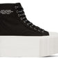 Black 'The Platform High Top' Sneakers