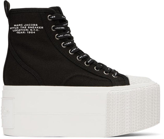 Black 'The Platform High Top' Sneakers