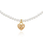 Coach Heart Pearl Choker