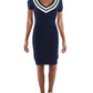 Womens V Neck Mini Sweaterdress