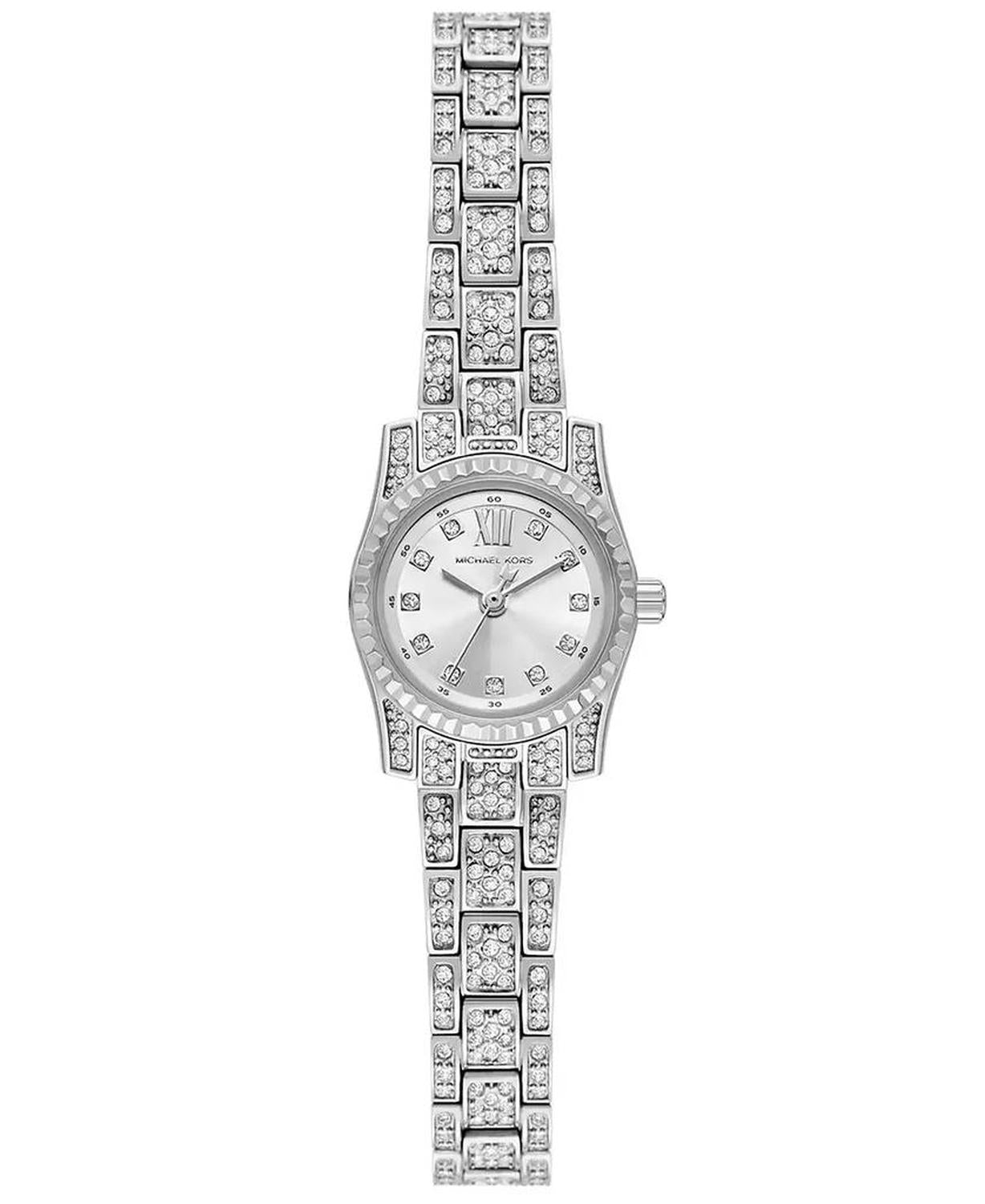 Women's Lexington Three-Hand Silver-Tone Stainless Steel Watch 19mm