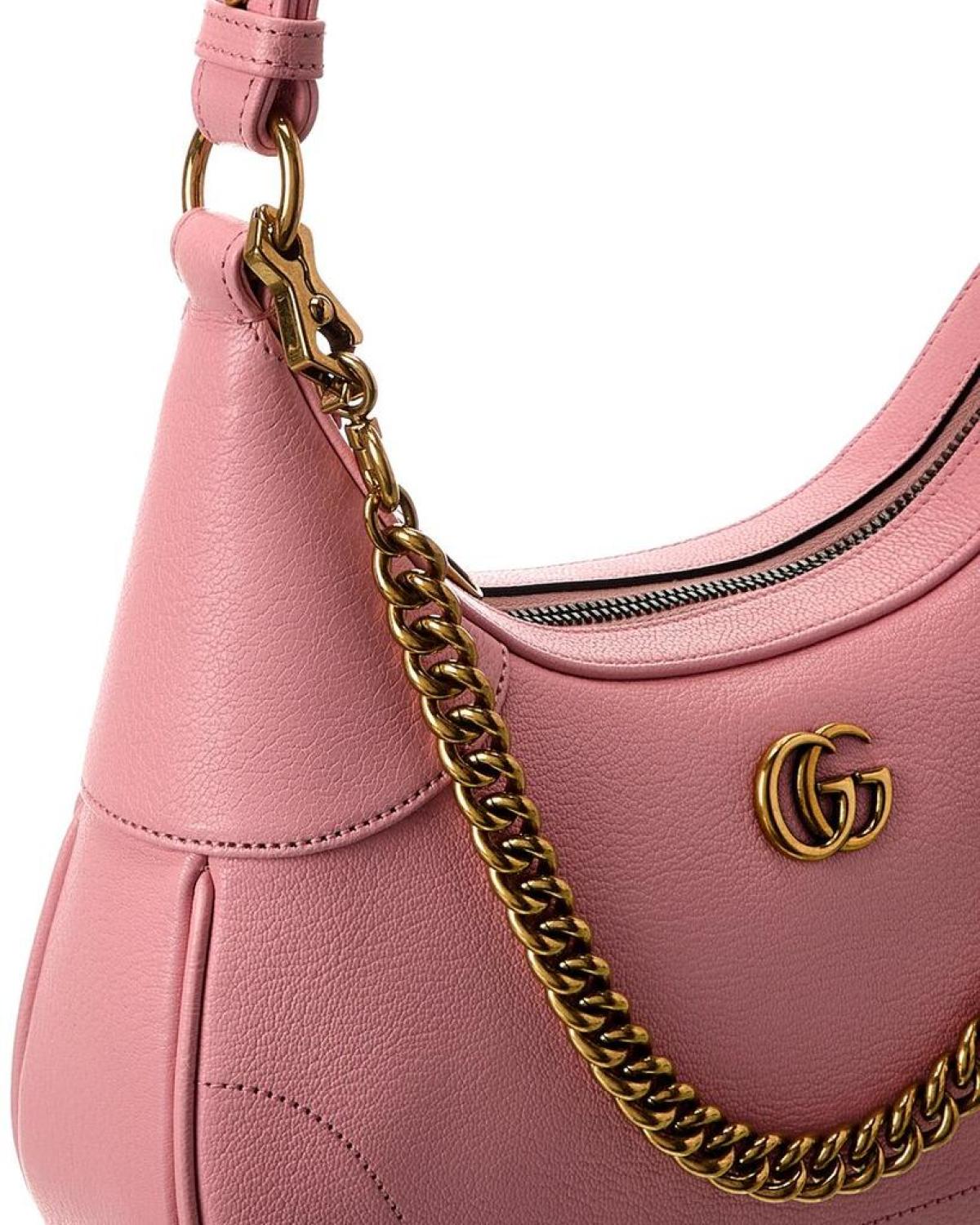 Gucci Aphrodite Small Leather Hobo Bag