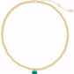 Gold-Tone Pop of Joy Green Stone Pendant Necklace, 16" + 3" extender