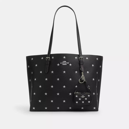 Coach Outlet Mini Nolita Bag Charm With Star Print