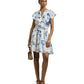 Floral Belted Cotton Voile Dress