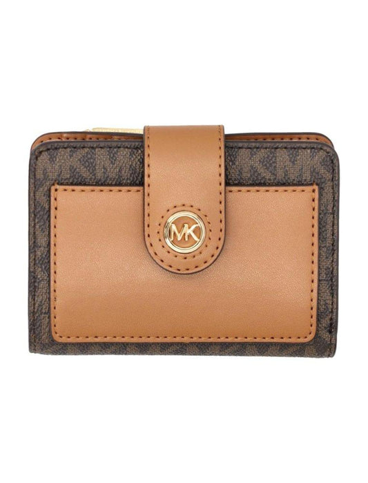 Michael Michael Kors Logo Plaque Bi-Fold Wallet