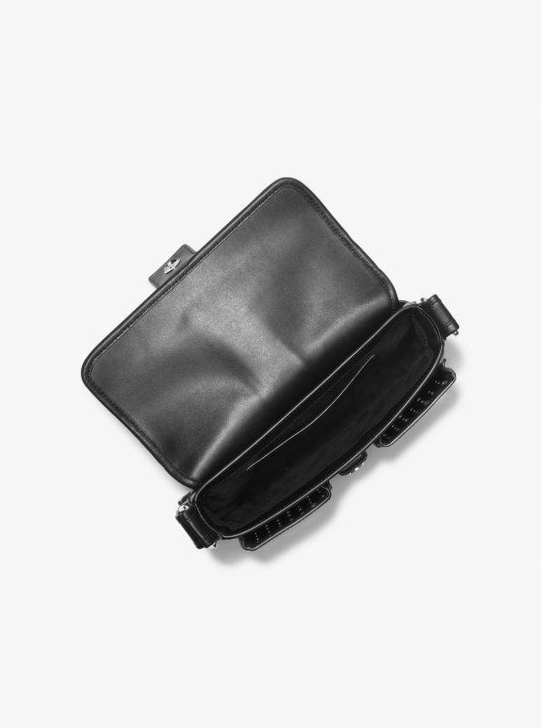 Colby Medium Grommeted Leather Shoulder Bag