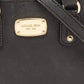 Michael Kors Black Leather Mini Cindy Satchel