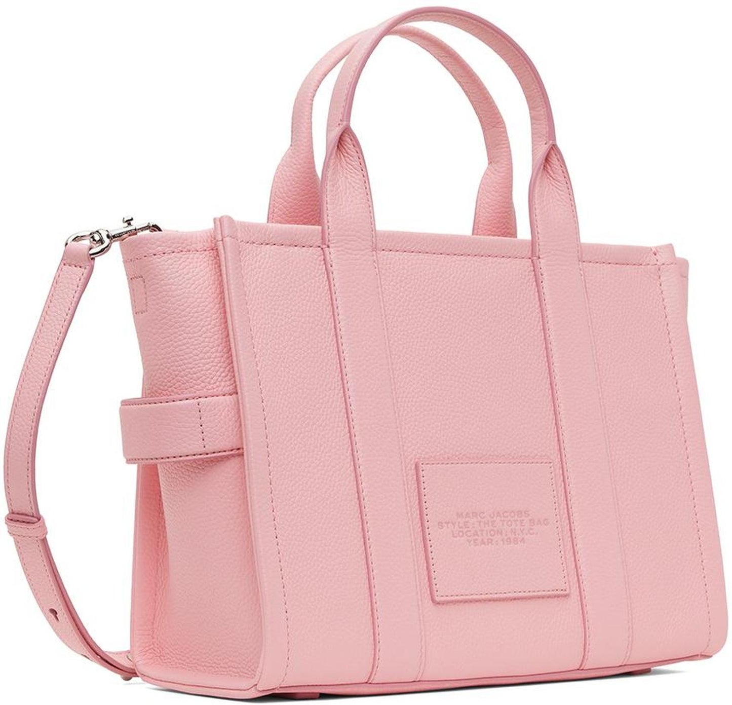 Pink 'The Leather Medium' Tote