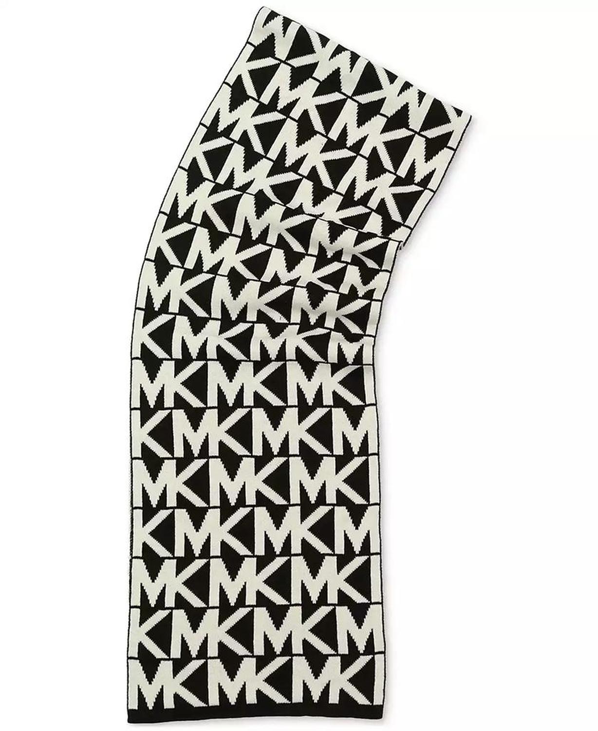 MICHAEL Major MK Repeating Logo Knit Scarf